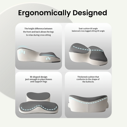 Ergonomic Meditation Cushion for Pain-Free Sitting, Deeper Practice & Comfort